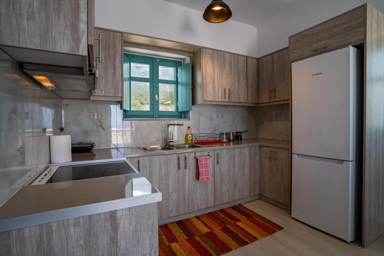 Sugar Stone House Apartment Pírgos Dhiroú Bagian luar foto