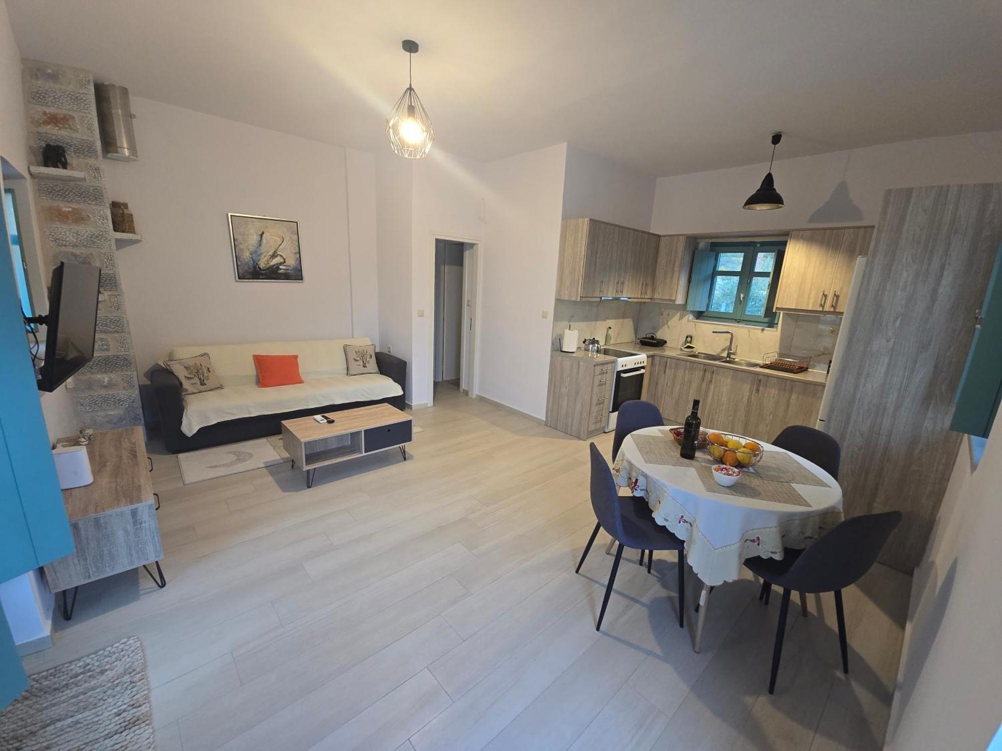 Sugar Stone House Apartment Pírgos Dhiroú Bagian luar foto