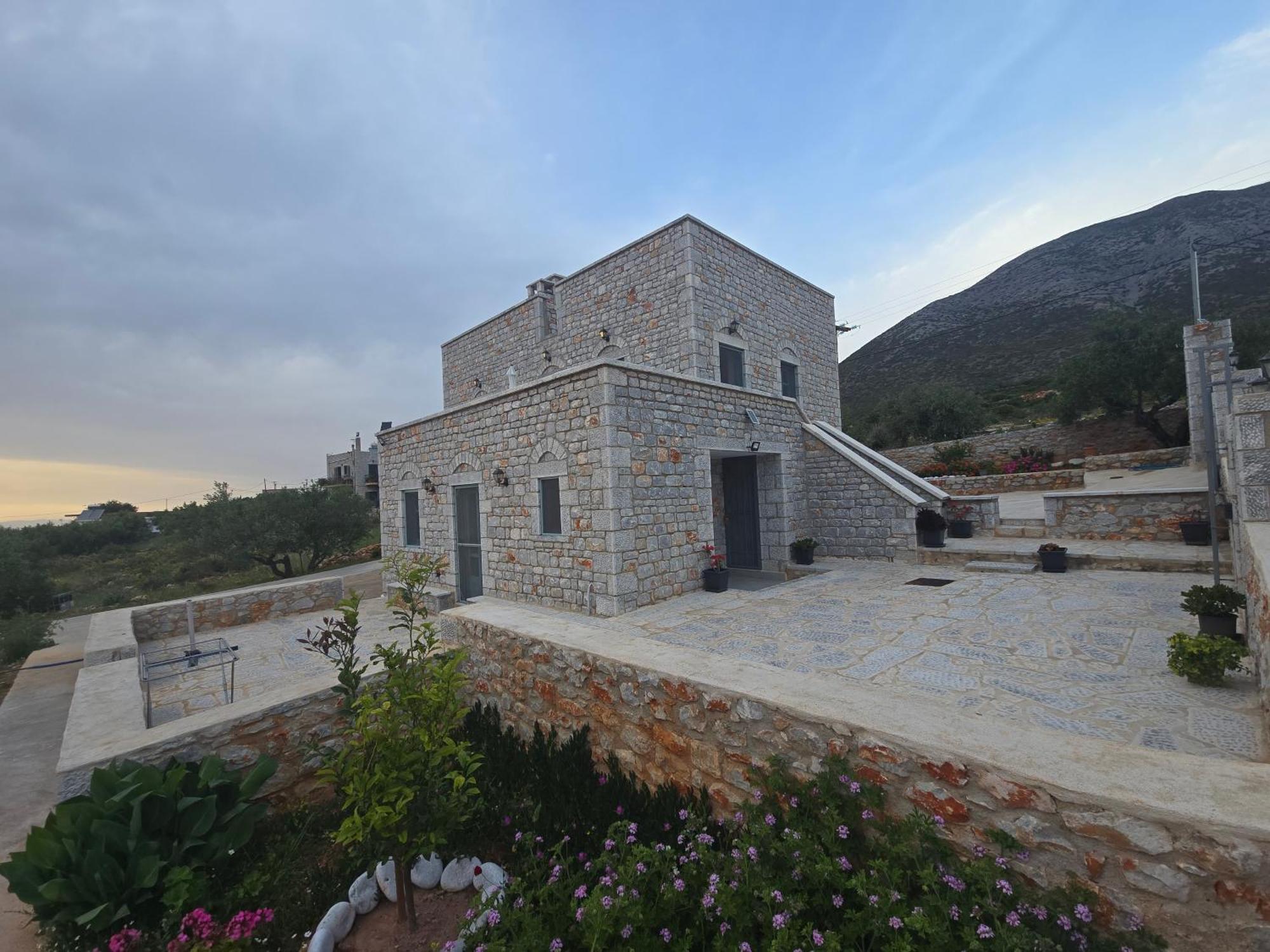 Sugar Stone House Apartment Pírgos Dhiroú Bagian luar foto